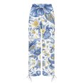 thumbnail image 6 of kaondbfi Womens Pants Wide Leg High Waisted Adjustable Trousers with Pockets Casual Lightweight Summer Casual Pants for Women, 6 of 9