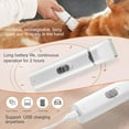thumbnail image 5 of Dogs Hair Clippers Grooming Kit with Nail Grinder, 4-in-1 Electric pet Clippers for Dogs, Low Noise USB Rechargeable Cordless for Dogs Cat, Grooming Paws, Eyes, Ears, Face, Matted Hair, White, 5 of 11