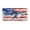 Clear, variant on Watercolor Cow American Flag Front License Plate for Women Car Vanity Plates Decorative Aluminum Metal Cute Novelty License Plate Cover for Men 6x12 Inch (4 Holes)
