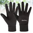 thumbnail image 4 of Guantes de exterior con pantalla táctil y dedos completos, cálidos, resistentes al viento y de invierno, para hombre y mujer (negro, talla M), 4 of 5