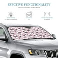 thumbnail image 2 of Bingfone Pineapple Flamingo Car Windshield Sunshade,Sun Foldable Sun Shield Sun Visor for Car - Medium, 2 of 8