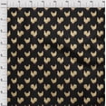 thumbnail image 4 of oneOone Cotton Silk Black Fabric Rooster Cock Craft Projects Decor Fabric Printed By The Yard 42 Inch Wide, 4 of 4