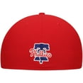 thumbnail image 4 of Men's New Era Red Philadelphia Phillies Shadow Logo 59FIFTY Fitted Hat, 4 of 6
