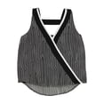 thumbnail image 1 of bar III Blusa con sobrepelliz para mujer, negro, extra pequeña, 1 of 2