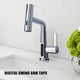 thumbnail image 2 of Grifo mezclador de agua fría y caliente Grifo de lavabo con rociador extraíble Suministros de baño de cocina Hugtrwg Para estrenar, 2 of 7