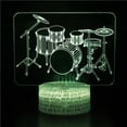 thumbnail image 1 of Dvkptbk Night Light Musical Instrument Night Light Led Colorful 16-Color Remote Control Desk Lamp Valentines Day Decor, 1 of 2