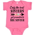 thumbnail image 3 of Inktastic Only the Best Sisters Get Promoted to Big Sister Boys or Girls Baby Bodysuit, 3 of 5