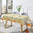 thumbnail image 4 of Duangreer Rectangle Tablecloth, Retro Checkered Pumpkin Pattern, Waterproof Wrinkle Resistant, 60 x 84 Inch, Washable Table Cover for Restaurant Picnic Indoor Outdoor, 4 of 6