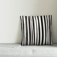thumbnail image 2 of Creative Products Zebra Stripes in Black 16x16 Spun Poly Pillow, 2 of 2