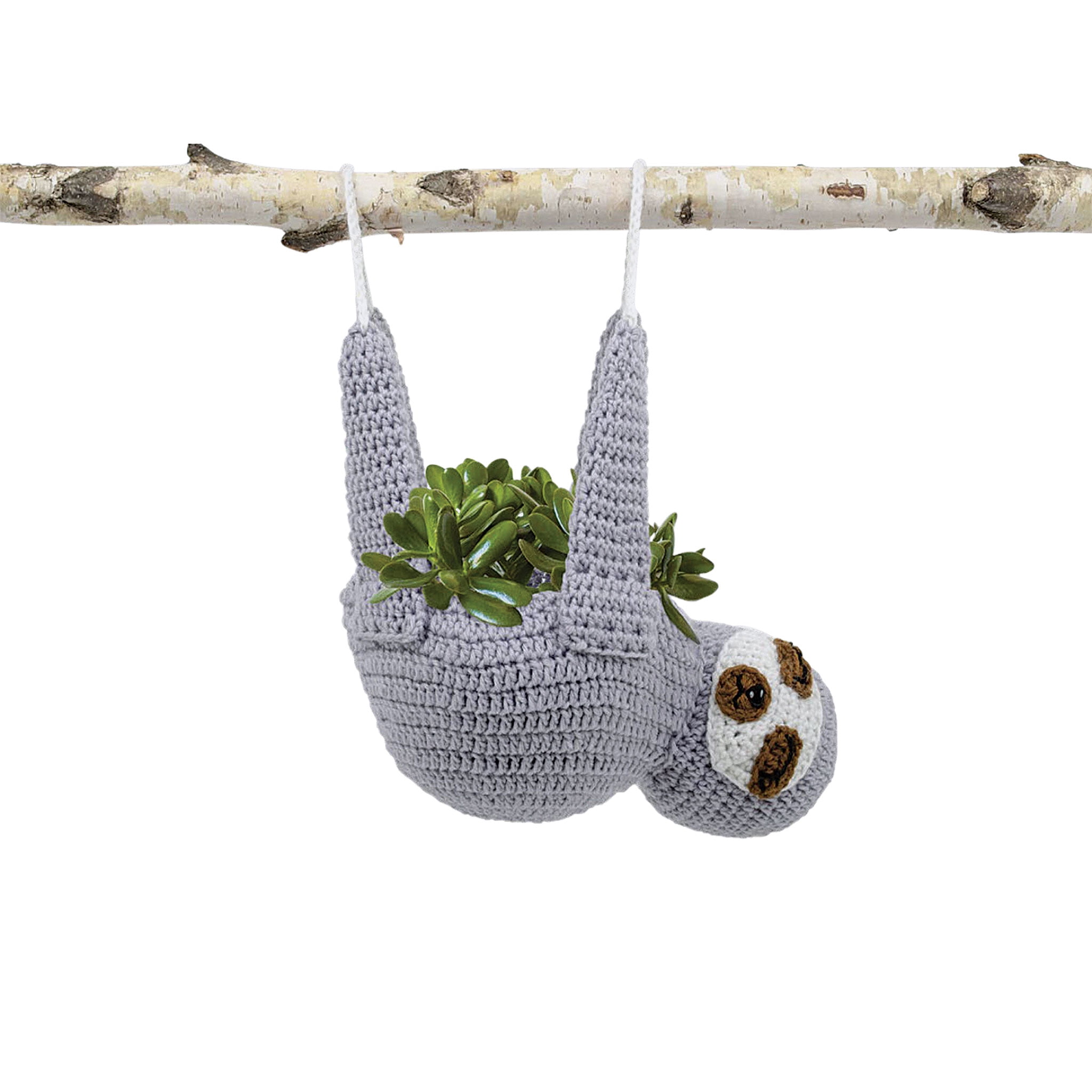 Needle Creations Crochet Kit Sloth Planter