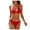 Red, variant on TIHLMK Womens Bikini Swimsuits Women's Solid Bikini Strap Bikini Deep V Split Swimsuit Gift for Women