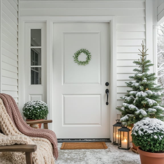 Northlight 12" Unlit Mini Pine Artificial Christmas Wreath