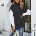 thumbnail image 4 of IMENGL Sleeveless new rope undershirt sweater, Black XL, Size M-XL, 4 of 5