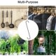 thumbnail image 5 of S Hanging Hooks, 12inch/300mm Extra Long Steel Hanger, Indoor Outdoor Uses for Garden, Bathroom, Closet, Workshop, Kitchen, Black, 2Pcs, 5 of 5