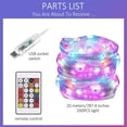 thumbnail image 1 of OUSITAID Transform Your Space with BUDOCI 20M 200LED Fairy String Lights Waterproof  Color Changing  and Voice Activated Perfect for Easter  Parties  Gardens  and More, 1 of 6