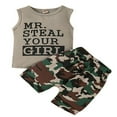 thumbnail image 1 of T-Shirt à Capuche Camouflage Bébé Été Short Élastique, 1 of 5