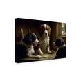 thumbnail image 4 of Canvas Wall Art - Sasha 'Dogs II' Wall Art for Living Room, Bedroom, or Office Décor by Trademark Fine Art - 19 x 12 Inches, 4 of 4