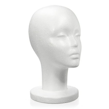 Clearance Online Sales Female Mannequin Styrofoam Foams Wigs Hats Head Display Holder Model Stand FAST - On Sale ()