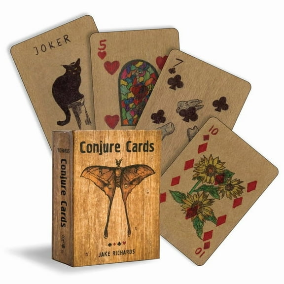 The Backwoods Library Conjure Cards: Fortune-Telling Card Deck and Guidebook, (Paperback)