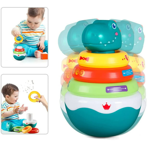 Roly Poly Baby Toys, Chibon Tummy Time Toys, Baby Wobbler Toys