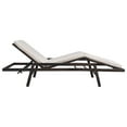 thumbnail image 6 of vidaXL Sun Lounger with Cushion Poly Rattan Brown, 6 of 7