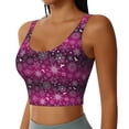 thumbnail image 2 of KLL Snowflakes And Christmas for Workout Tank Tops for Women,U Back Fitness Top Built in Shelf Bras Padded Fit for Yoga Gym-Medium, 2 of 8