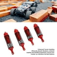thumbnail image 3 of RC  Set, High Strength Front Rear Oil Filled Damper Linear Damping for Slash 4x4 1/10 Crawler Car, 3 of 7