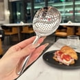thumbnail image 4 of mtvxesu Soup Ladle Stainless Steel Table Spoon Stainless Steel High-Color Value Dinner Sharing Spoon Spoon Spoon Household Leakage Tableware Spoon up to 65% Off, 4 of 7