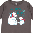 thumbnail image 4 of Inktastic My Safta Loves Me- cute polar bears Boys or Girls Long Sleeve Toddler T-Shirt, 4 of 5