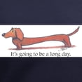 thumbnail image 3 of CafePress - Long Day Dachshund T Shirt - Women's V-Neck Dark T-Shirt, 3 of 4
