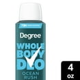 thumbnail image 3 of Degree Men Whole Body Deodorant Spray for Men, Ocean Rush Scent, Aluminum Free, 4 oz, 3 of 11