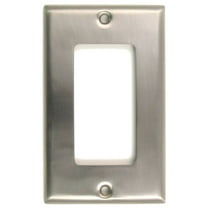 784SN Single Rocker Switch Plate Satin Nickel Finish