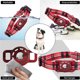 thumbnail image 3 of Collar para gato -S- Collar rojo con estampado digital, soporte para Airtag, hebilla de seguridad, collar personalizado para gato, 3 of 5
