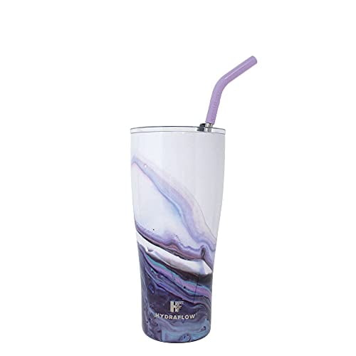 Hydraflow Capri 30oz Tumbler with Straw Triple Wall Vacuum