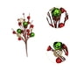 thumbnail image 2 of 6 bolas de purpurina navideñas para decorar el árbol de Navidad, ideal para fiestas y el hogar. rojo verde, 2 of 6