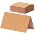 thumbnail image 1 of Blank rustic tent card wedding seating card dinner, 1 of 5