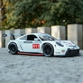 thumbnail image 4 of Burago 1:24 2020 Porsche 911 RSR LM Alloy Sports Car Static Die Cast Vehicles Model, 4 of 4
