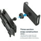 thumbnail image 4 of Reemplazo de montaje de tableta para reposacabezas de coche ABS, ángulo telescópico desmontable, forro de silicona ajustable, soporte para Automoción decorativa y accesorios negro rojo Tipo 1 Riwesomey VI017464-03, 4 of 6