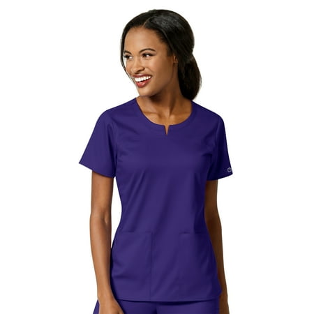 

WonderWink Scrubs Set PRO Women s Notch Neck Top & Knit Waist Pant
