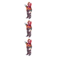 thumbnail image 3 of Ounissouiy 23cm Funny Orange Clothes Clown Man Christmas Gifts Doll Ornaments Decor Type1, 3 of 6