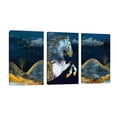 thumbnail image 1 of Cuadro Decorativo Tríptico Vertical Caballo de Oro Canvas Revolution  Set De 3 Cuadros 25x38 cm, 1 of 5