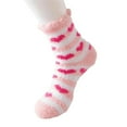 thumbnail image 4 of WJJIAO 5 Pairs Womens Fuzzy Socks Slipper Soft Cabin Plush Warm Fluffy Winter Sleep Cozy Adult Socks, Valentine's Day, Wedding gift, 4 of 4