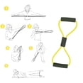 thumbnail image 4 of Figura 8 Bandas elásticas para ejercicios: brazo, hombro, espalda, entrenamiento, cuerda elástica, herramientas de fitness ligeras para mujeres, 4 of 5