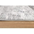 thumbnail image 4 of 8â€™ x 11â€™ Gray and Brown Abstract Scraped Area Rug, 4 of 5