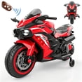 thumbnail image 2 of Zogymoz 12V Ride on Motorcycle with Led and Music, Kids Motorcycle Ride on for 3-6 Years,Powered Ride-ons Toy Gifts, 2 of 8