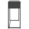 thumbnail image 2 of vidaXL Console Table Anthracite 72x35x75 cm Steel, 2 of 5