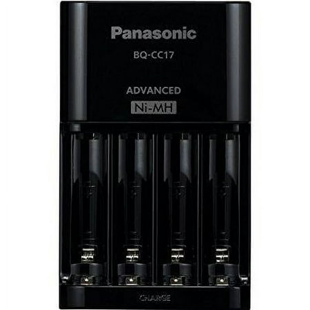 panasonic bq-cc17ksba eneloop advanced individual battery charger with 4 led charge indicator lights  black price history on PriceWatchPro