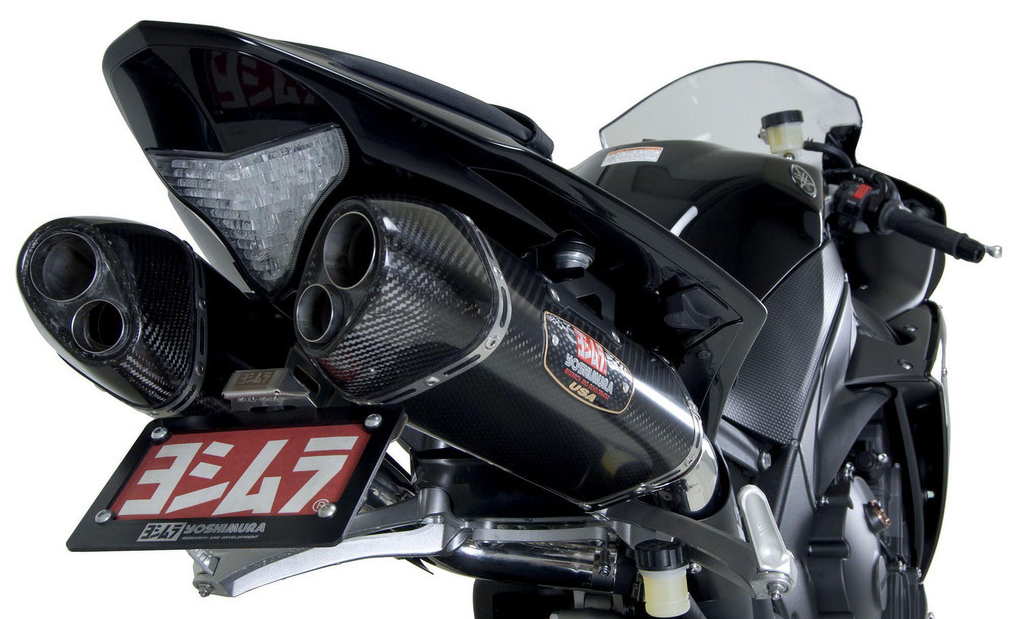 Yoshimura Street Dual Trc-D Slip-On Exhaust Ss-Cf-Cf YAMAHA