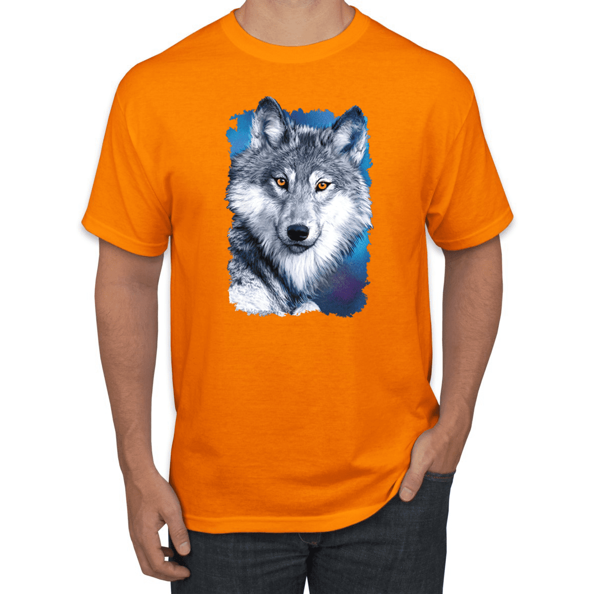 wolf t shirt walmart
