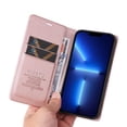 thumbnail image 4 of Funda para iPhone 13 Pro Max Estuche de Cuero PU Tipo Cartera con Ranuras para Tarjetas y Cierre Magnético, 4 of 5